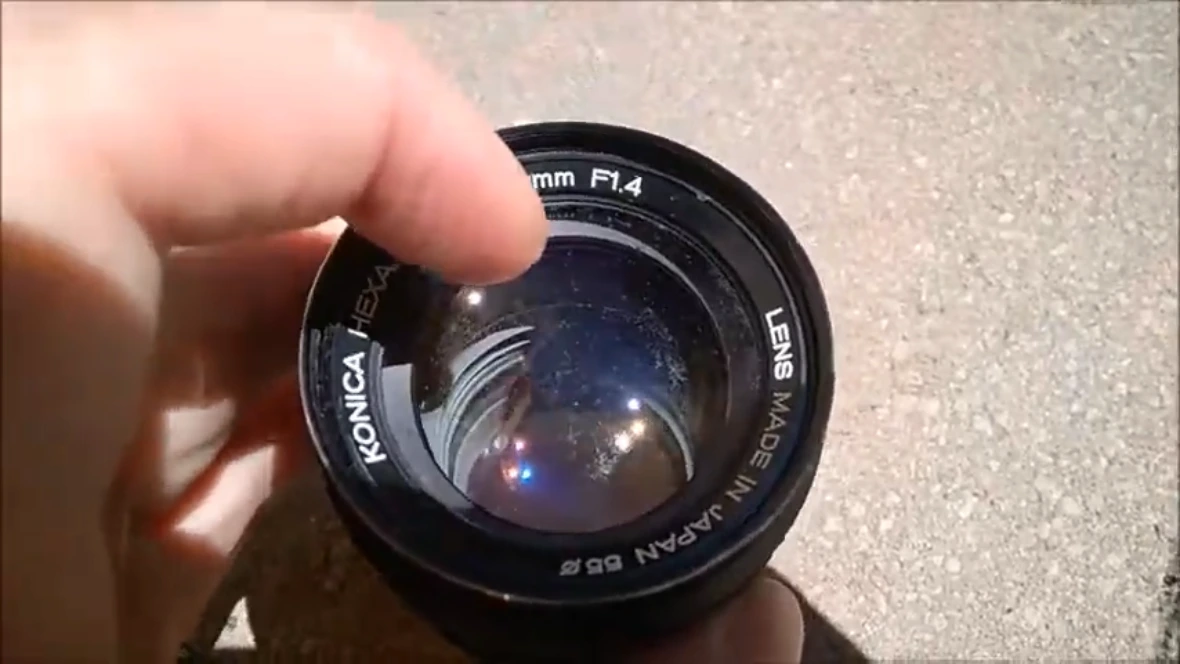 sunlight for drying out water from your lens